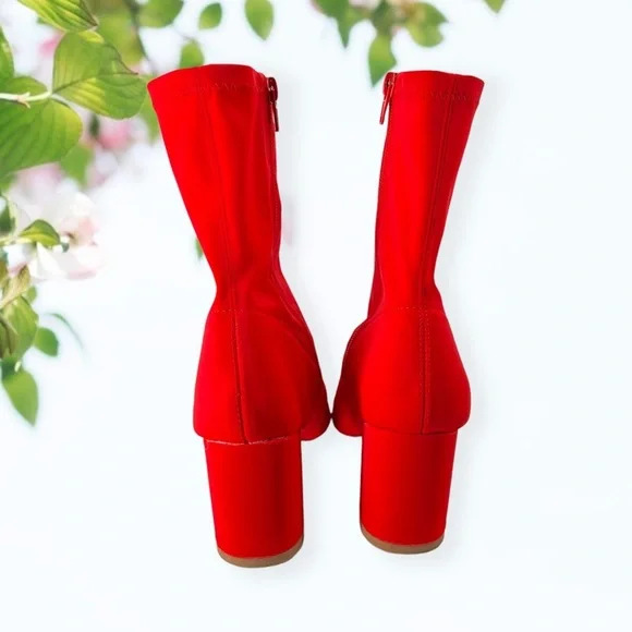 RED Nylon Boots - Picture 5 of 10